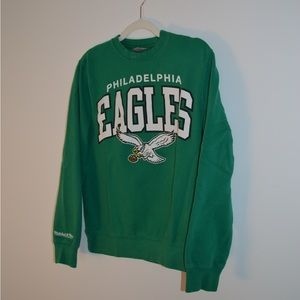 Mitchell & Ness Philadelphia Eagles Crew Neck - Women’s size small